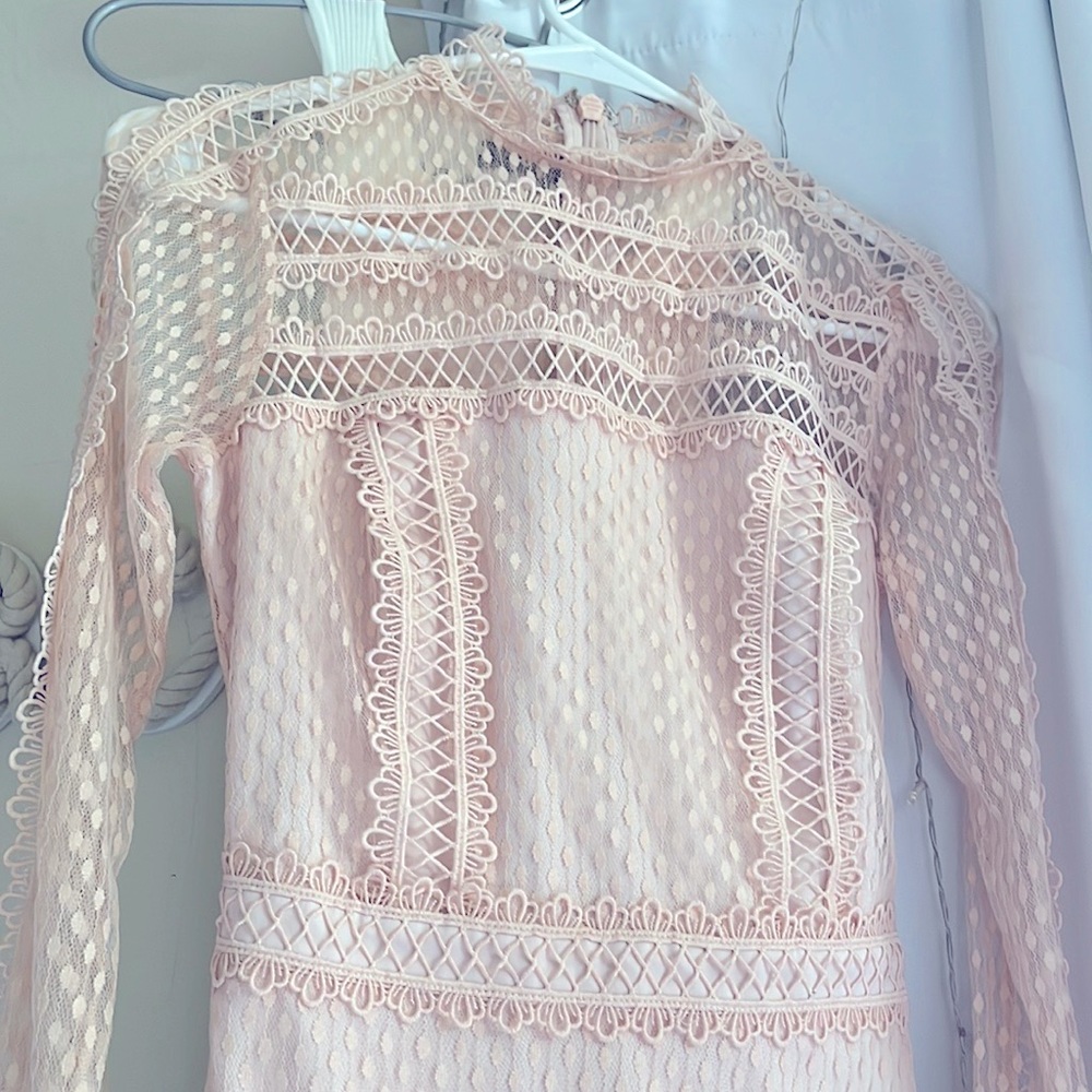 Adorable mini pink BeBe dress